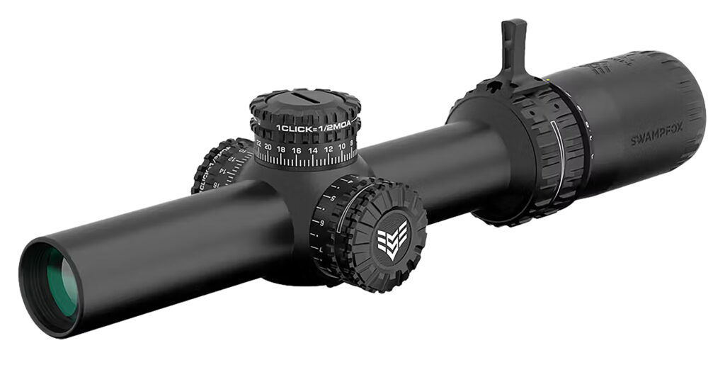 Swampfox Arrowhead 1-8x24mm LPVO 30mm Tube Green Guerrilla Dot BDC Reticle ARH18241-GB