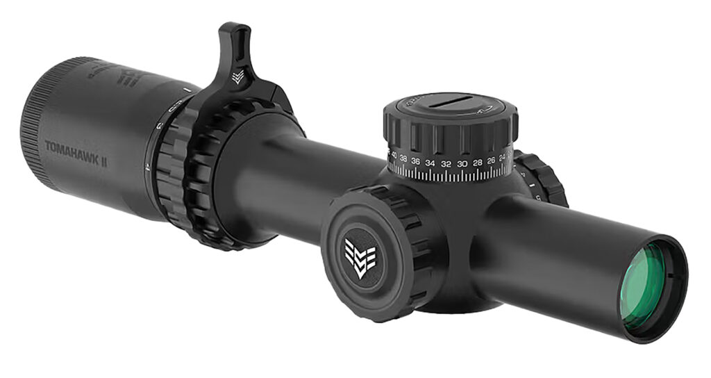Swampfox Tomahawk II 1-6x24mm Scope BDC Green Reticle, 30mm Tube THK16241-GB