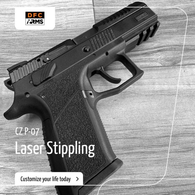 Dive into the world of personalized perfection with our CZ P-07 Laser Stipple customization! 🔥✨ Unleash your style and upgrade your firearm game. Ready to stand out? Checkout DFCArms Laser Stippling for a transformation you won't believe! 🚀 

100 Mary Lynn Drive STE 12
Georgetown KY 40324
502-501-4200
https://dfcarms.com

#CustomFirearm #StippleMagic #GunModMasters #UpgradeYourCZ  #GunEnthusiast #FirearmCustomization #ElevateYourStyle #GeorgetownKY #Cerakote #Kentucky #LetsGoShooting #ShareShooting #RangeTime #CerakoteEverything #VeteranOwned #SmallBiz #SmallBusiness #P07