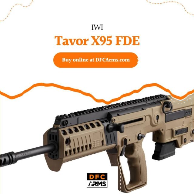 📸 Stand out on the range with the IWI Tavor X95 FDE. 🌟 Unleash the power of precision and style in every shot. 

DFCArms
100 Mary Lynn Dr STE 12
Georgetown KY 40324
502-501-4200
https://dfcarms.com

#GunFashion #TavorTactics #FDEFirearm #RangeReady #StrikeWithStyle #GeorgetownKY #Cerakote #Kentucky #LetsGoShooting #ShareShooting #RangeTime #CerakoteEverything #VeteranOwned #SmallBiz #SmallBusiness