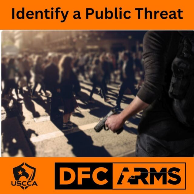 How to Identify a Public Threat. 
Come join us for another USCCA Class. 

https://events.usconcealedcarry.com/classes/ky/georgetown-how-to-identify-a-public-threat/19504228-c9d6-11ee-ad66-3e2d49c18ffe
