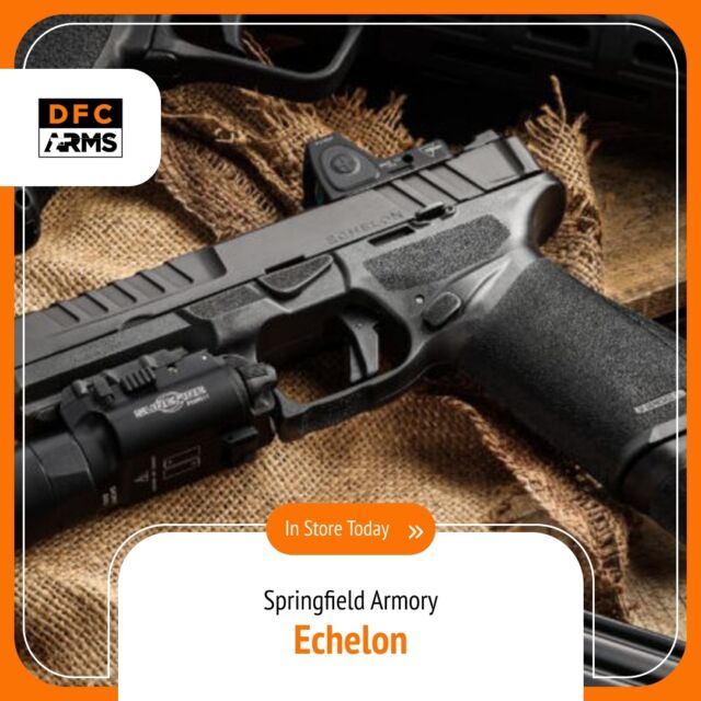 IN STOCK⁠
The super modular Springfield Armory Echelon is next level for sure,  super modular, no more optic plates to worry about, backstraps and grip modules, and a 21rd capacity!!! What's not to like?  What Cerakote job would you choose to put on it?⁠
⁠
DFCArms⁠
100 Mary Lynn Drive STE 12⁠
Georgetown KY 40324⁠
🌐 https://dfcarms.com⁠
📞 502-501-4200⁠
⁠
#DFCArms #CerakoteKentucky #Cerakote #CerakoteGeorgetown #GeorgetownKY #CerakoteLexington #SmallBusiness #VerteranOwned #Custom #CerakoteKY #LaserEngraving #Echelon